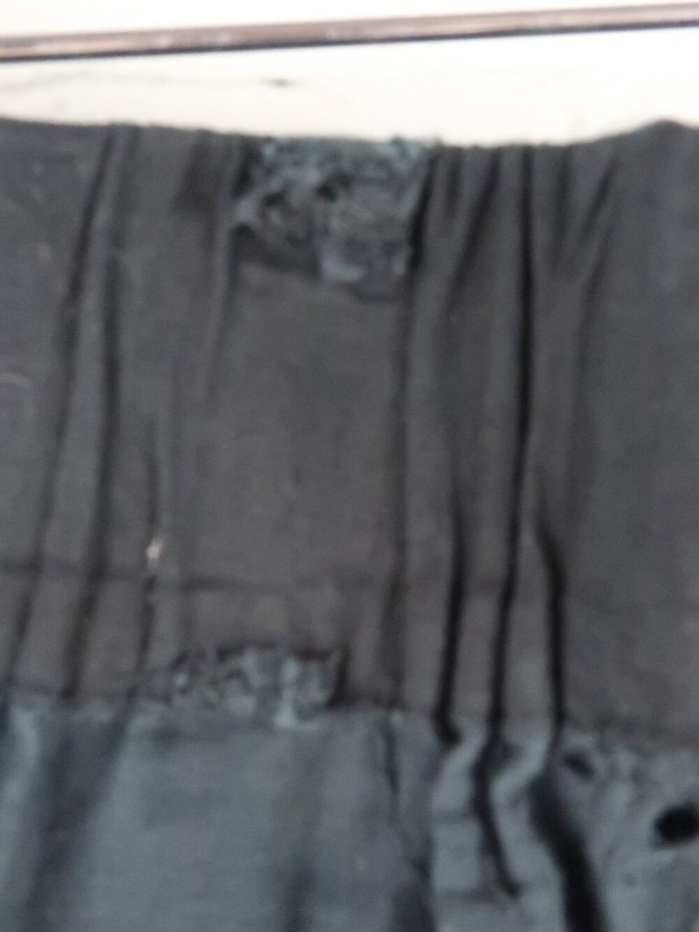ANTICA SANTORIA BY GIACAMO CIRQUE BLACK EYELET HI LOW GYPSY MAXI SKIRT - Picture 11 of 11